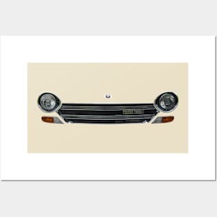 Austin 1800 Landcrab classic car minimalist grille Posters and Art